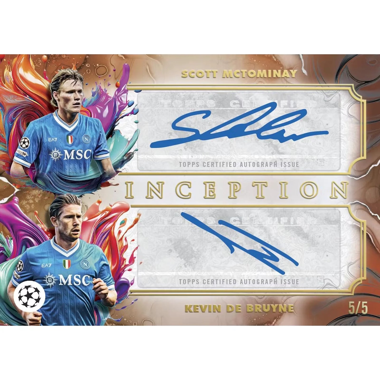 2025-26 Topps Inception UEFA Club Competitions Soccer Hobby 8-Box Case (Ships Sealed Only)