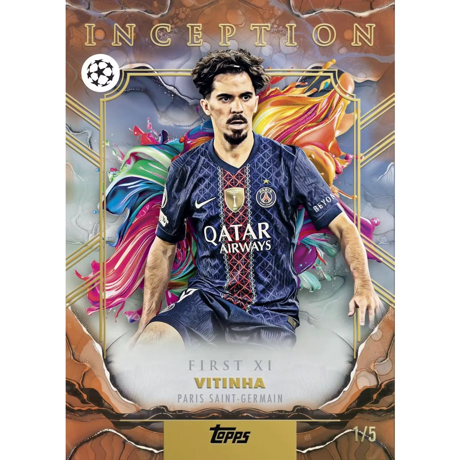 2025-26 Topps Inception UEFA Club Competitions Soccer Hobby 8-Box Case (Ships Sealed Only)