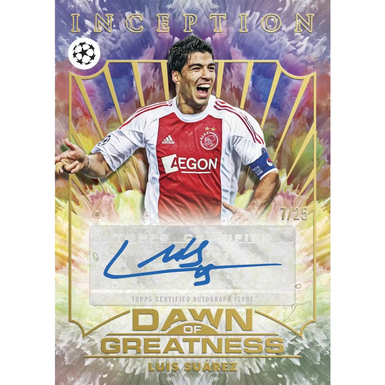 2025-26 Topps Inception UEFA Club Competitions Soccer Hobby Box (Ships Sealed Only)