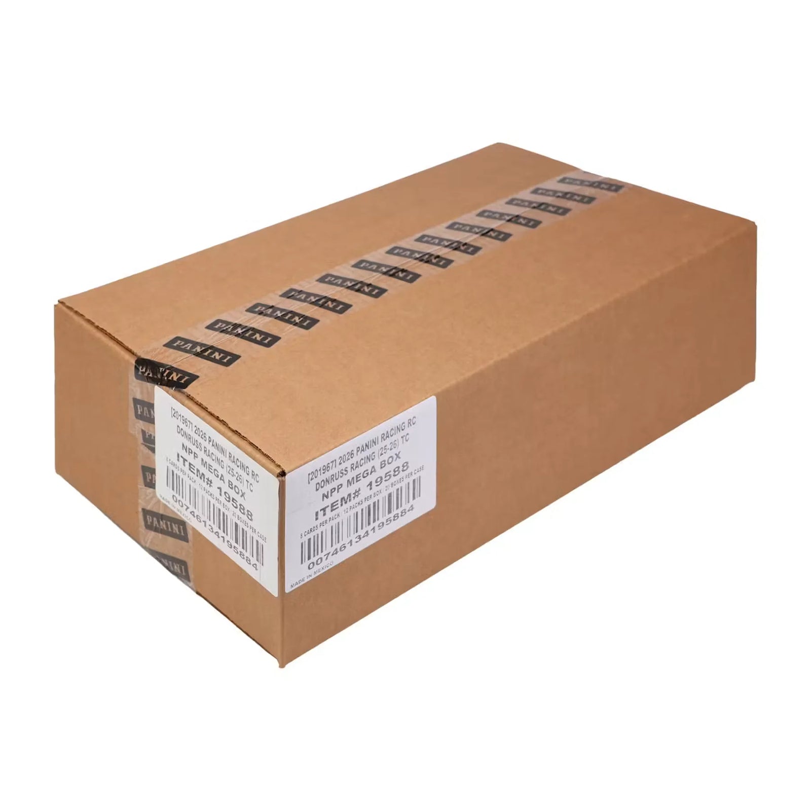 2026 Panini Donruss NASCAR Racing Mega 20-Box Case (Ships Sealed Only) - D