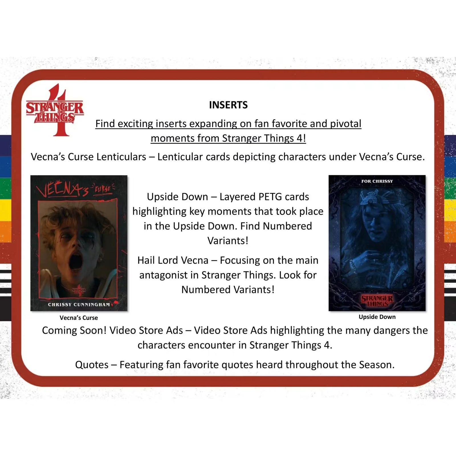 Stranger Things Season 4 Trading Card Hobby Box | 2023 zerocool