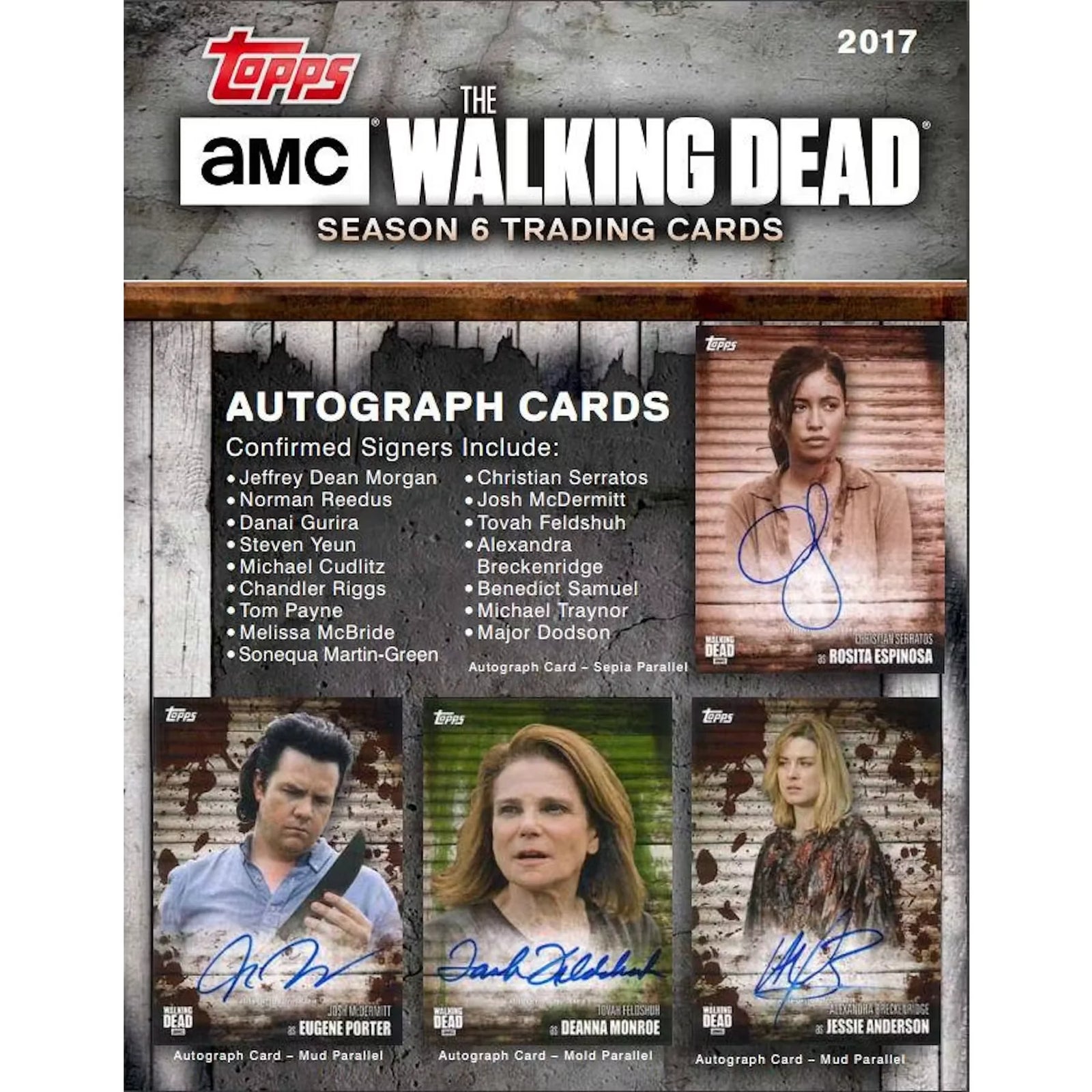 The Walking Dead Season 6 Trading Card Hobby Box | 2017 Topps (Ships Sealed Only)