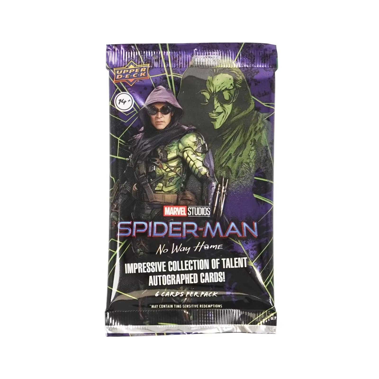 2023 Upper Deck Marvel Studios: Spider-Man No Way Home Hobby Box (Ships Sealed Only) - D2