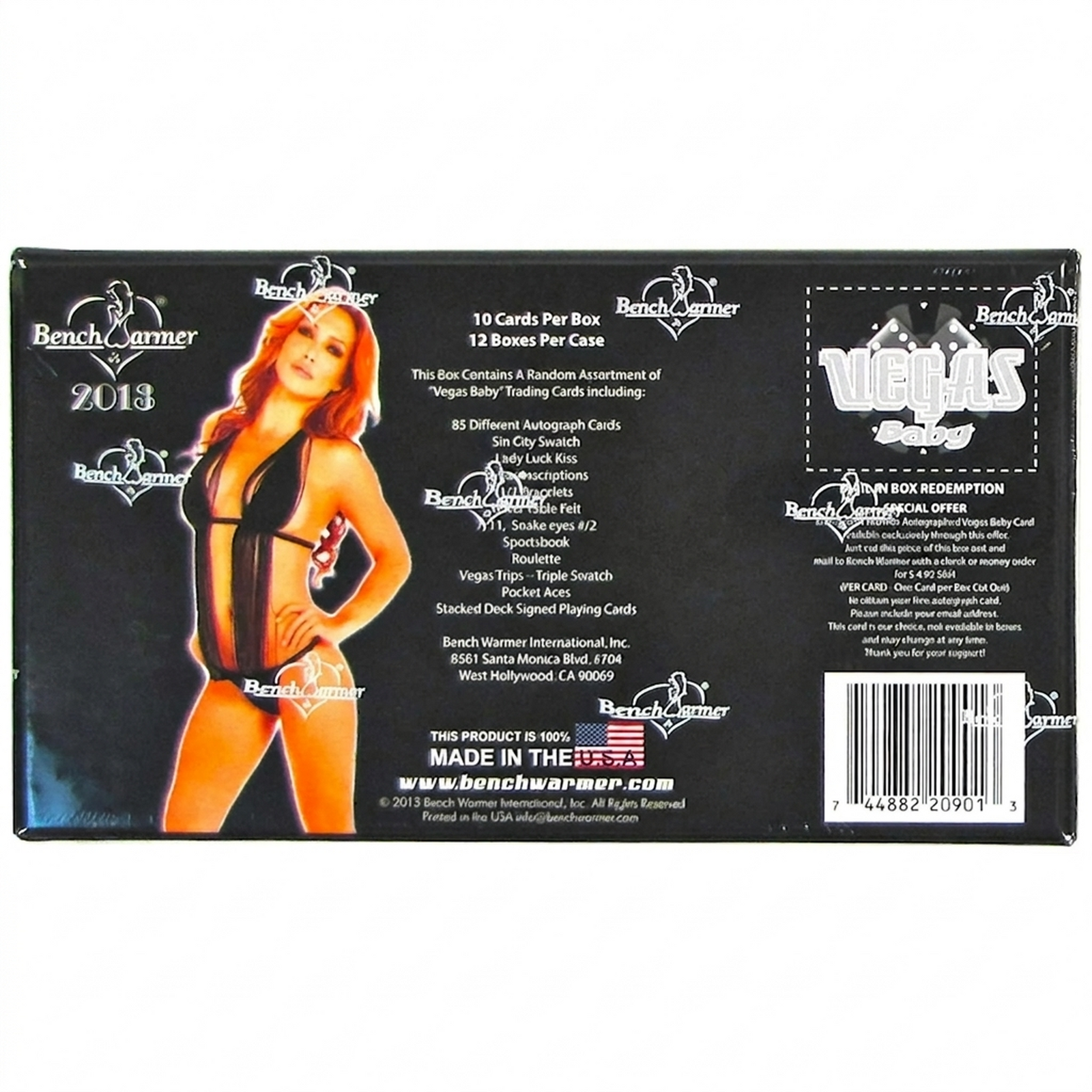 Benchwarmer Vegas Baby Trading Card Box | 2013 Release (Ships Sealed Only)