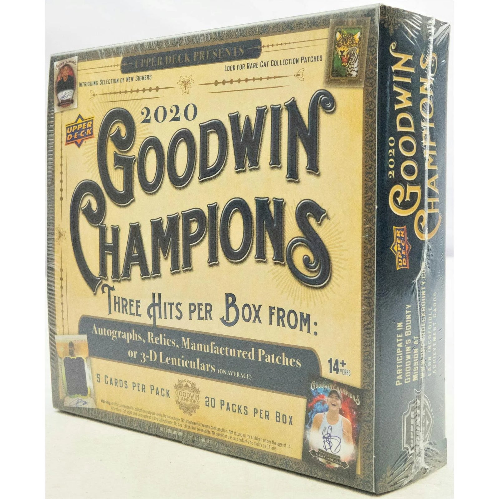 2020 Upper Deck Goodwin Champions Hobby Box (Ships Sealed Only)