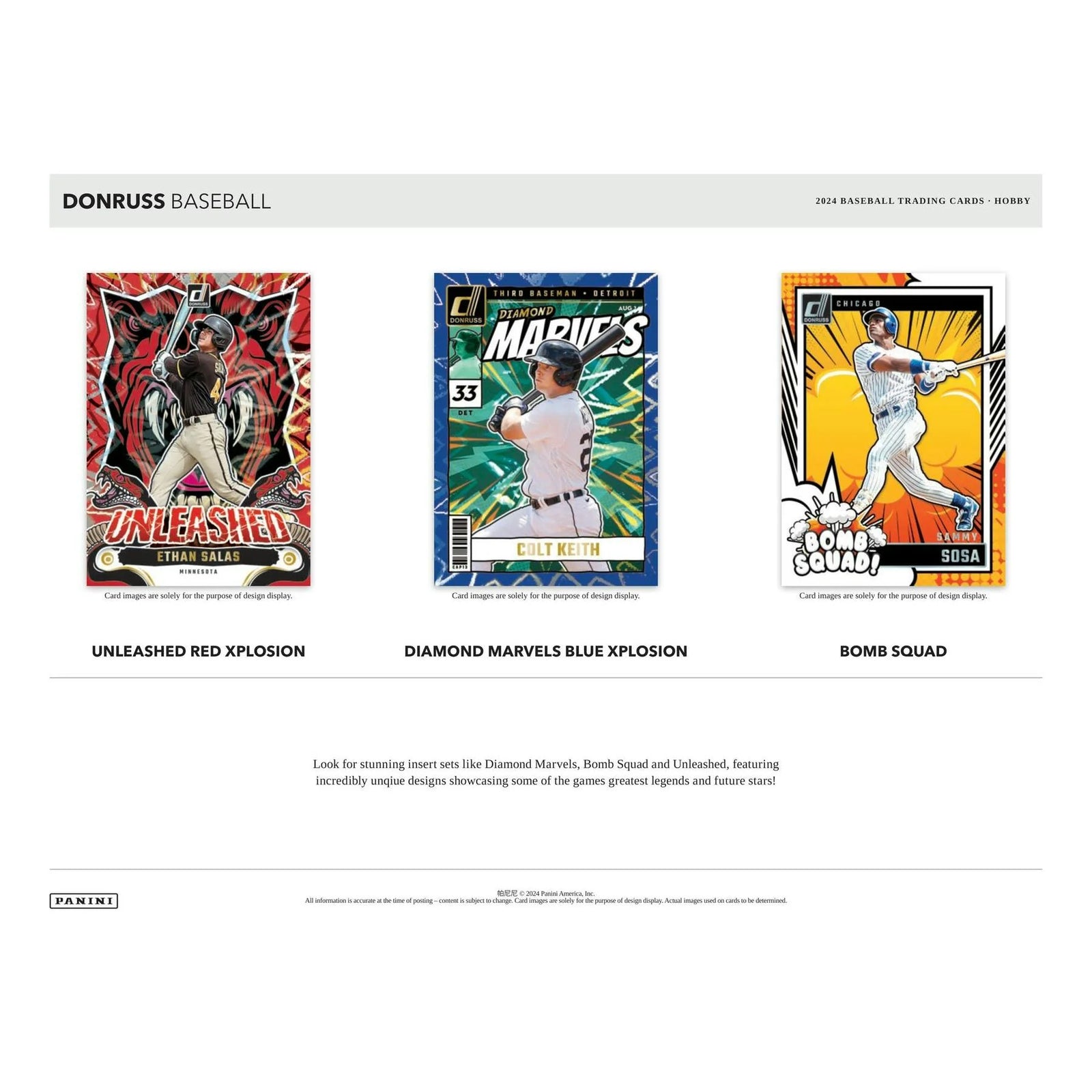 2024 Panini Donruss Baseball Hobby Box | 3 Autographs Per Box (Ships Sealed Only)