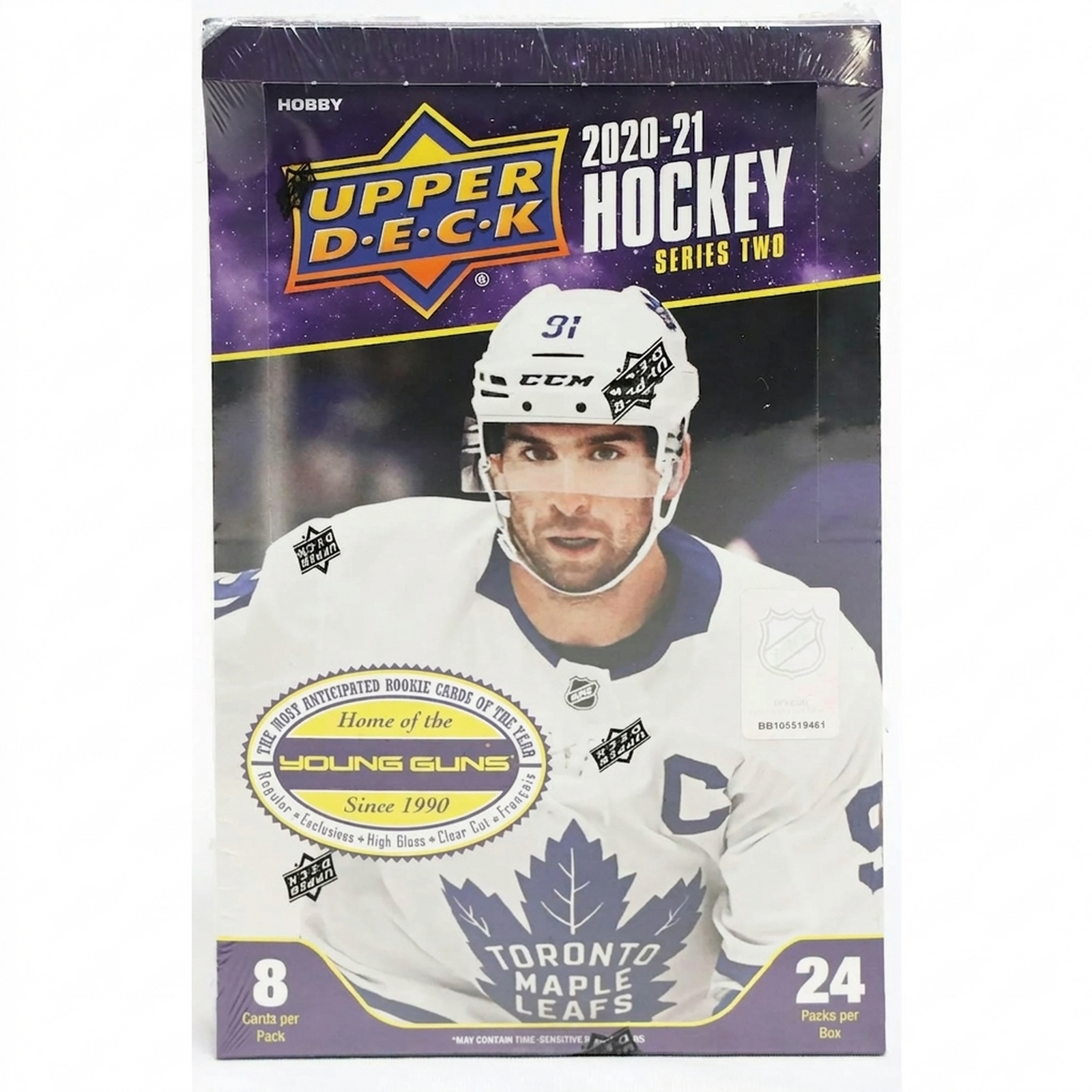 2020-21 Upper Deck Series 2 Hockey Hobby 12-Box Case (Ships Sealed Only) - D