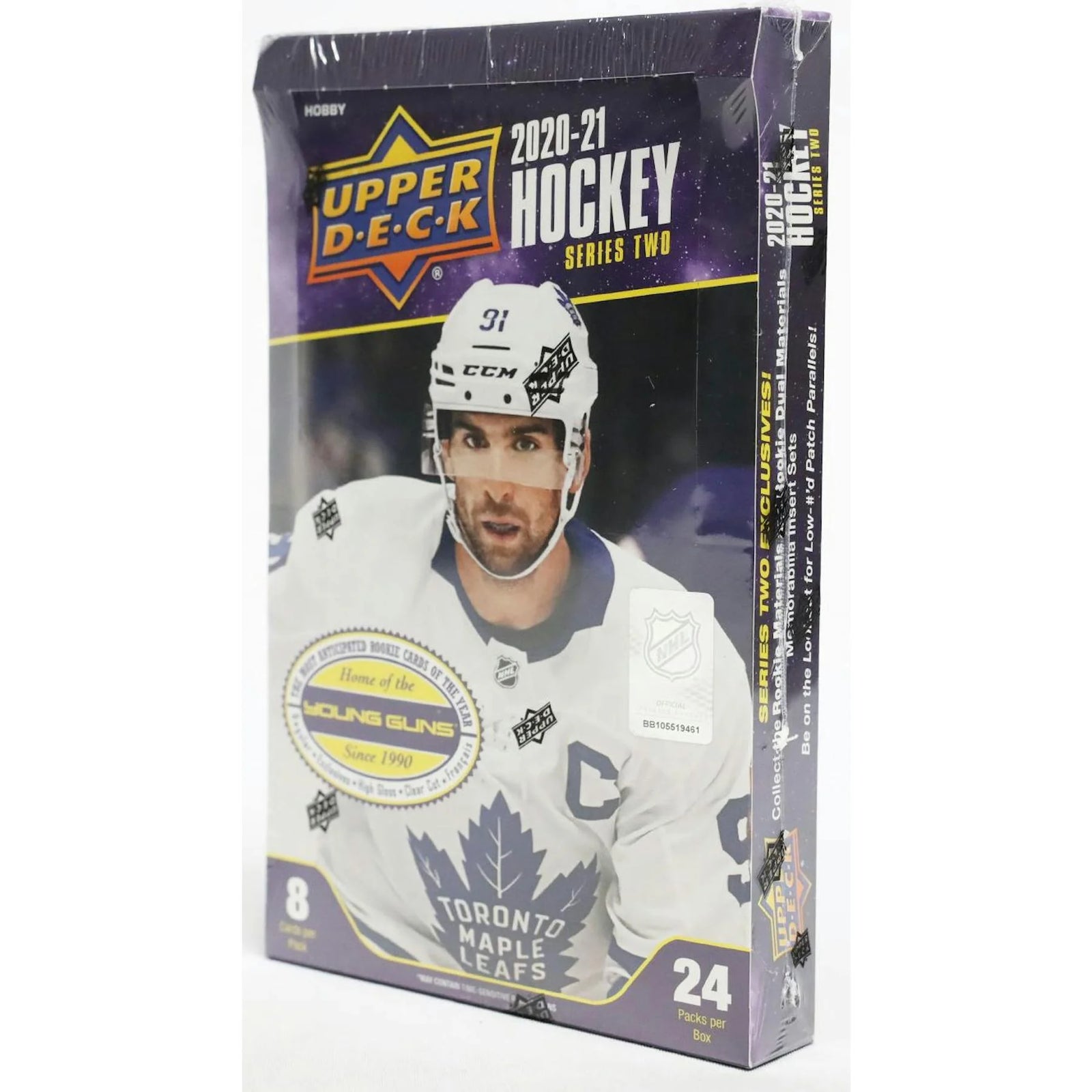 2020-21 Upper Deck Series 2 Hockey Hobby 12-Box Case (Ships Sealed Only) - D