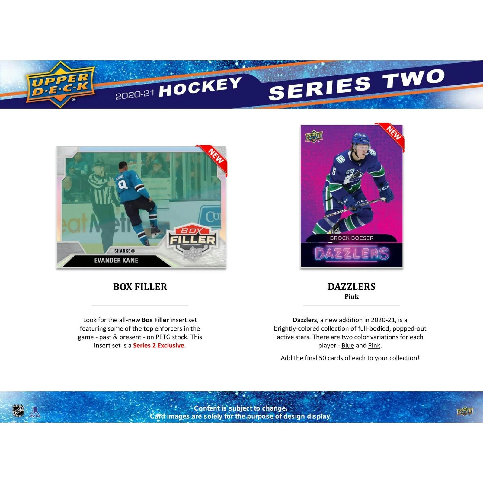 2020-21 Upper Deck Series 2 Hockey Hobby 12-Box Case (Ships Sealed Only) - D