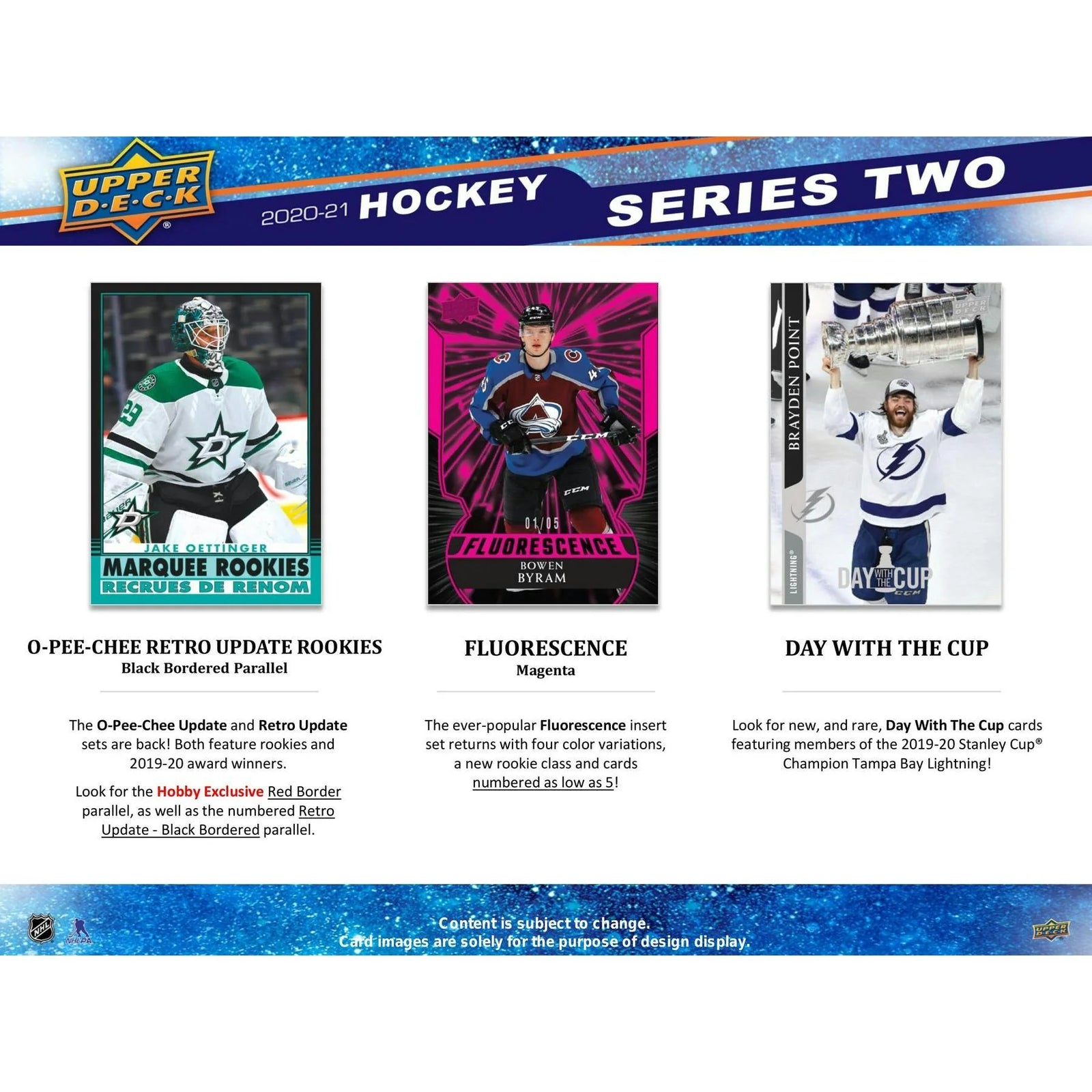 2020-21 Upper Deck Series 2 Hockey Hobby 12-Box Case (Ships Sealed Only) - D