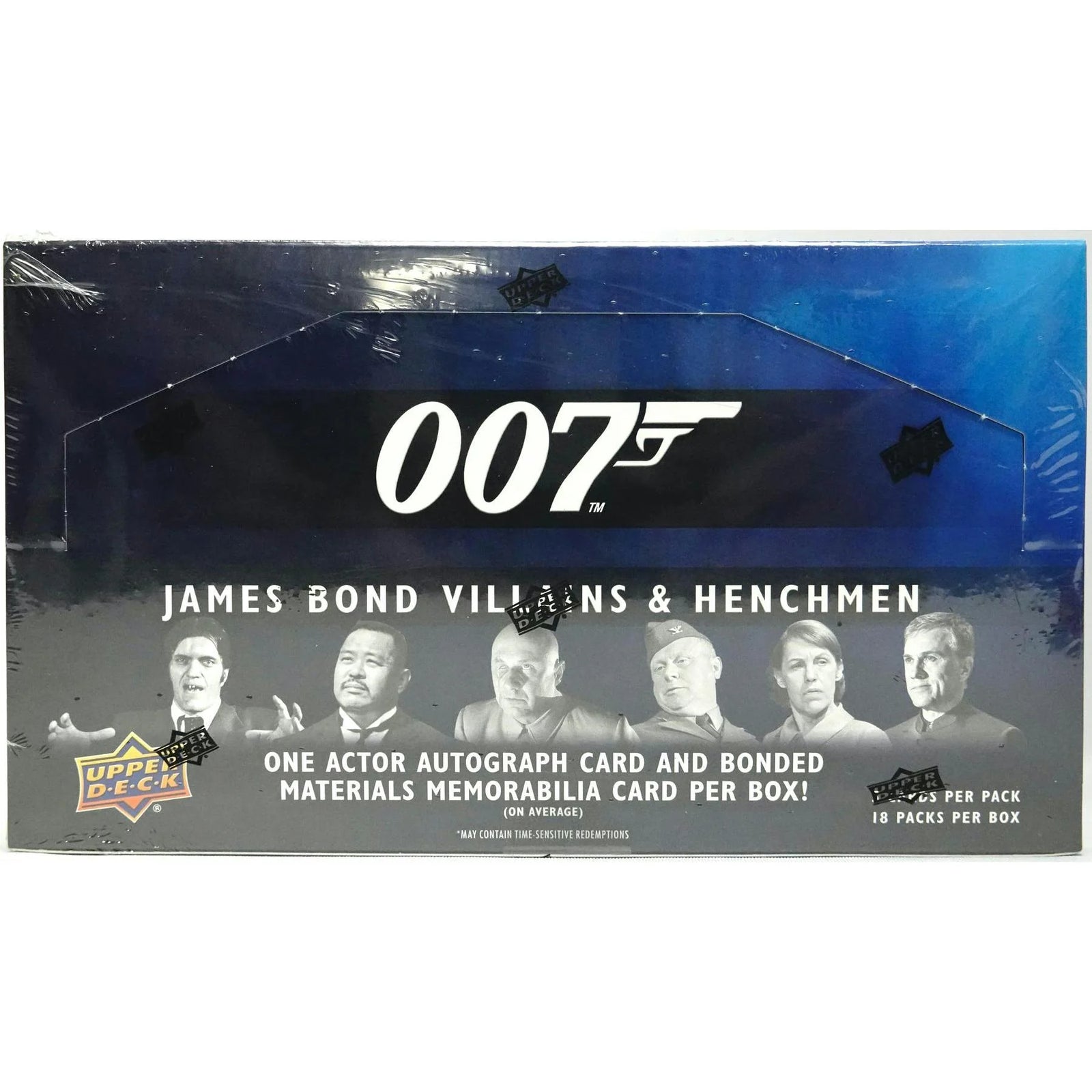 2021 Upper Deck James Bond 007 Villains & Henchmen Trading Cards Box (Ships Sealed Only)