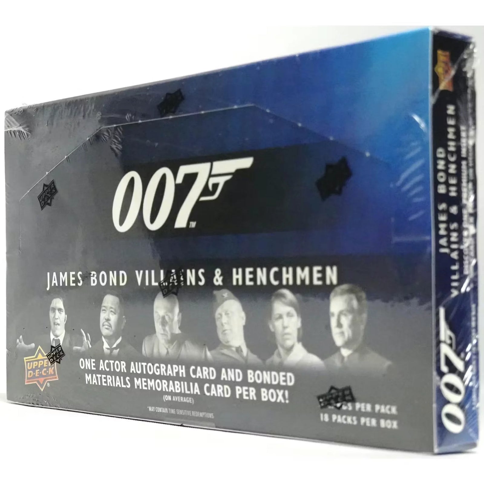 2021 Upper Deck James Bond 007 Villains & Henchmen Trading Cards Box (Ships Sealed Only)