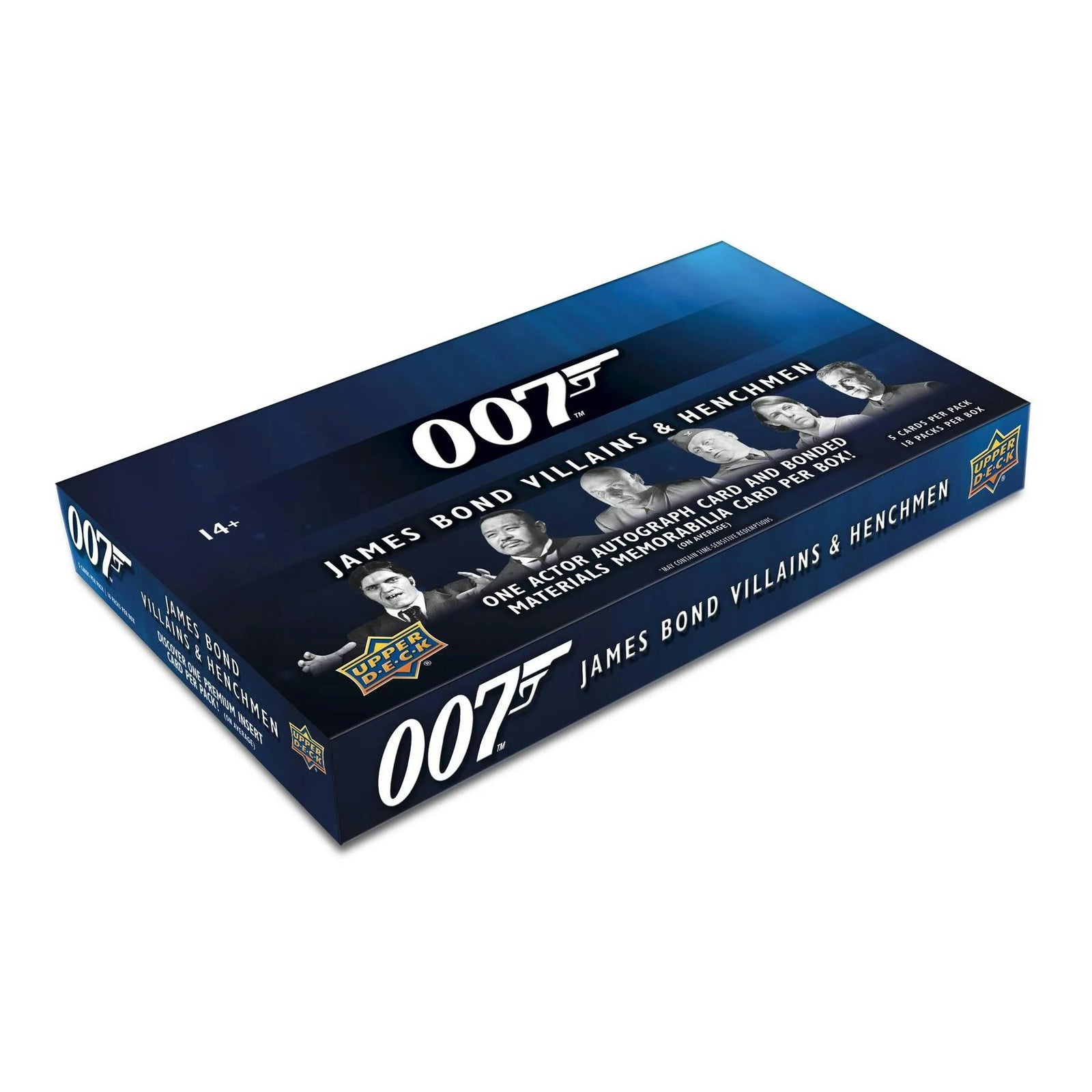 2021 Upper Deck James Bond 007 Villains & Henchmen Trading Cards Box (Ships Sealed Only)