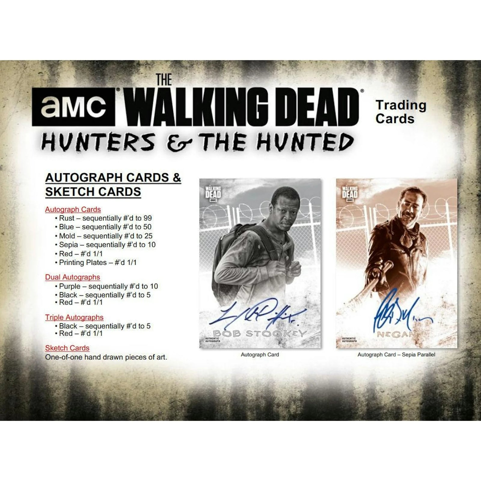 The Walking Dead Hunters and Hunted Hobby Box | 2018 Topps (Ships Sealed Only)