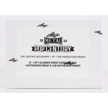 2022 Leaf Metal Pop Century 1/1 Pre-Production Proof Hobby Box (Ships Sealed Only) - D2