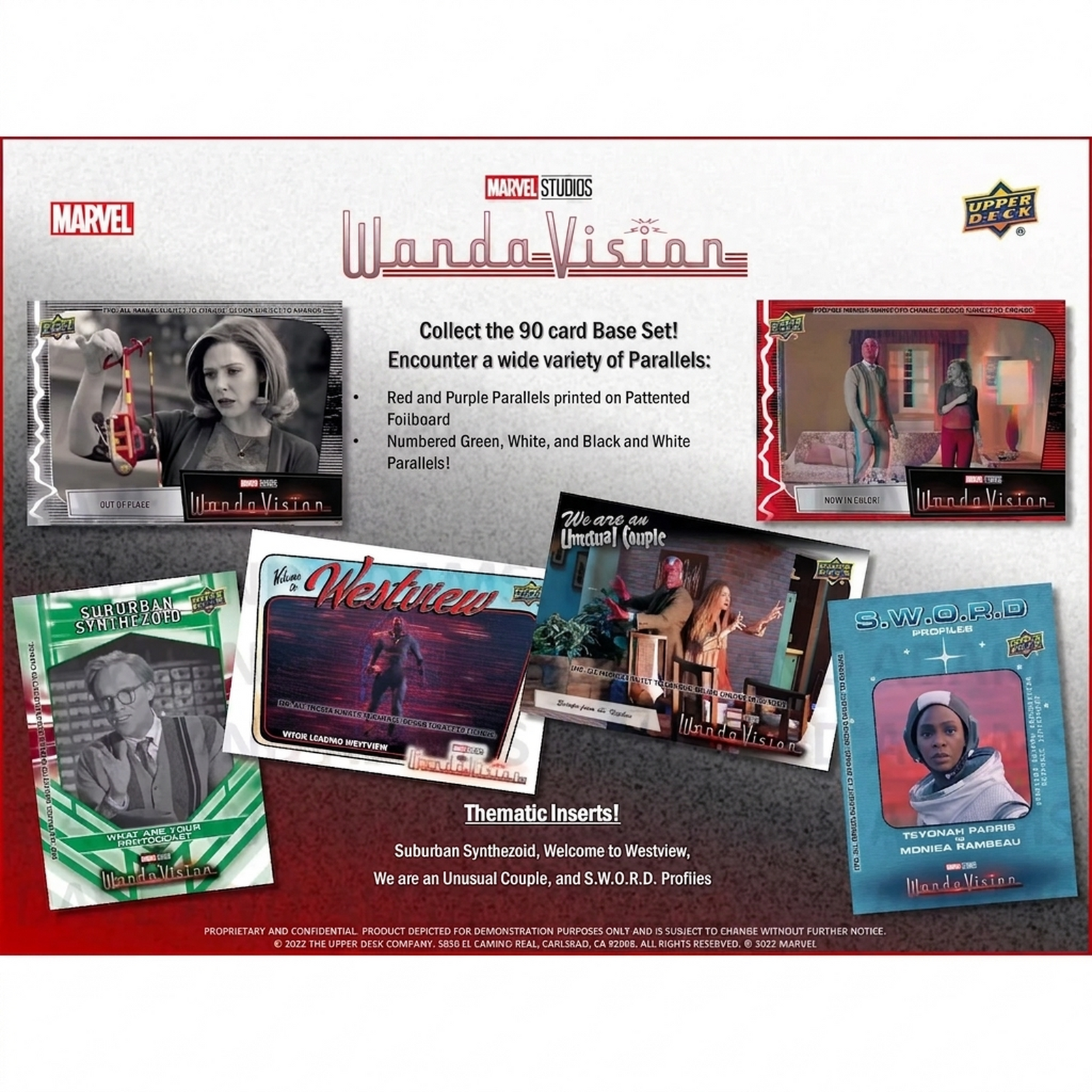 2022 Upper Deck Marvel Studios WandaVision Hobby Box (Ships Sealed Only) - D2