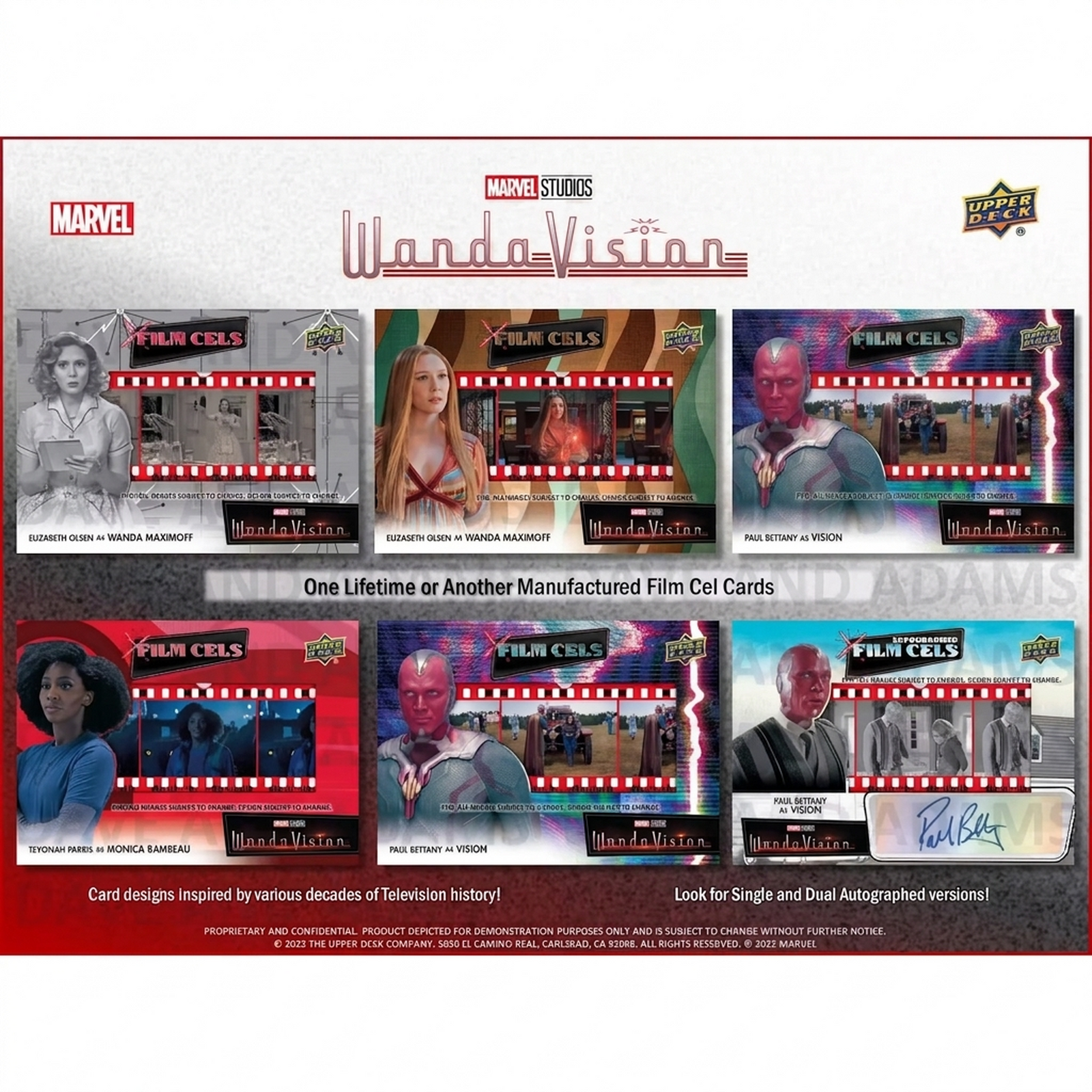2022 Upper Deck Marvel Studios WandaVision Hobby Box (Ships Sealed Only) - D2