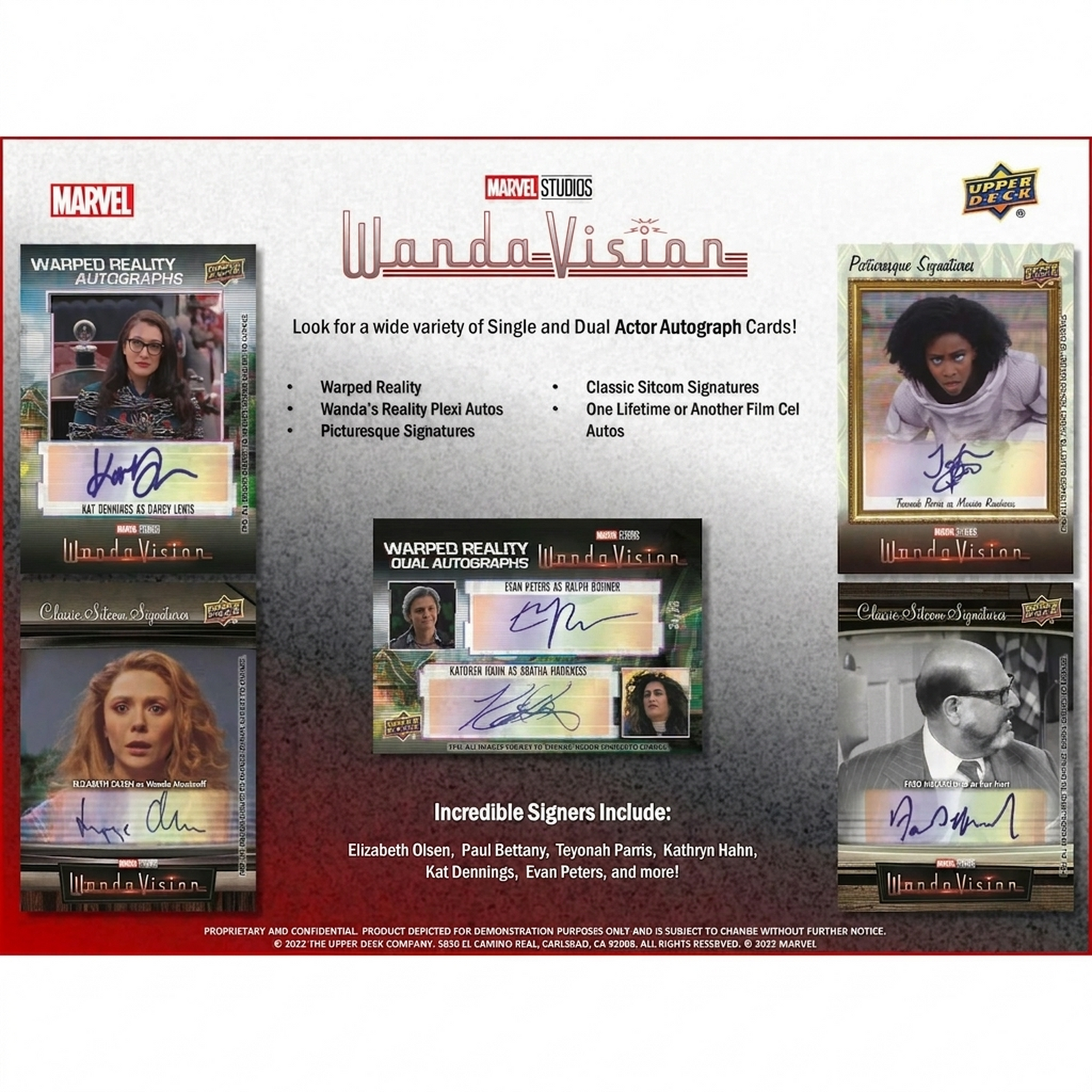 2022 Upper Deck Marvel Studios WandaVision Hobby Box (Ships Sealed Only) - D2