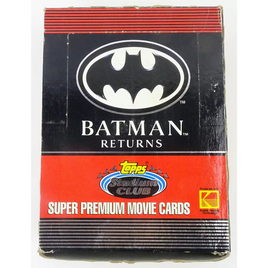 1992 Topps Stadium Club Batman Returns Hobby Box (Ships Sealed Only)