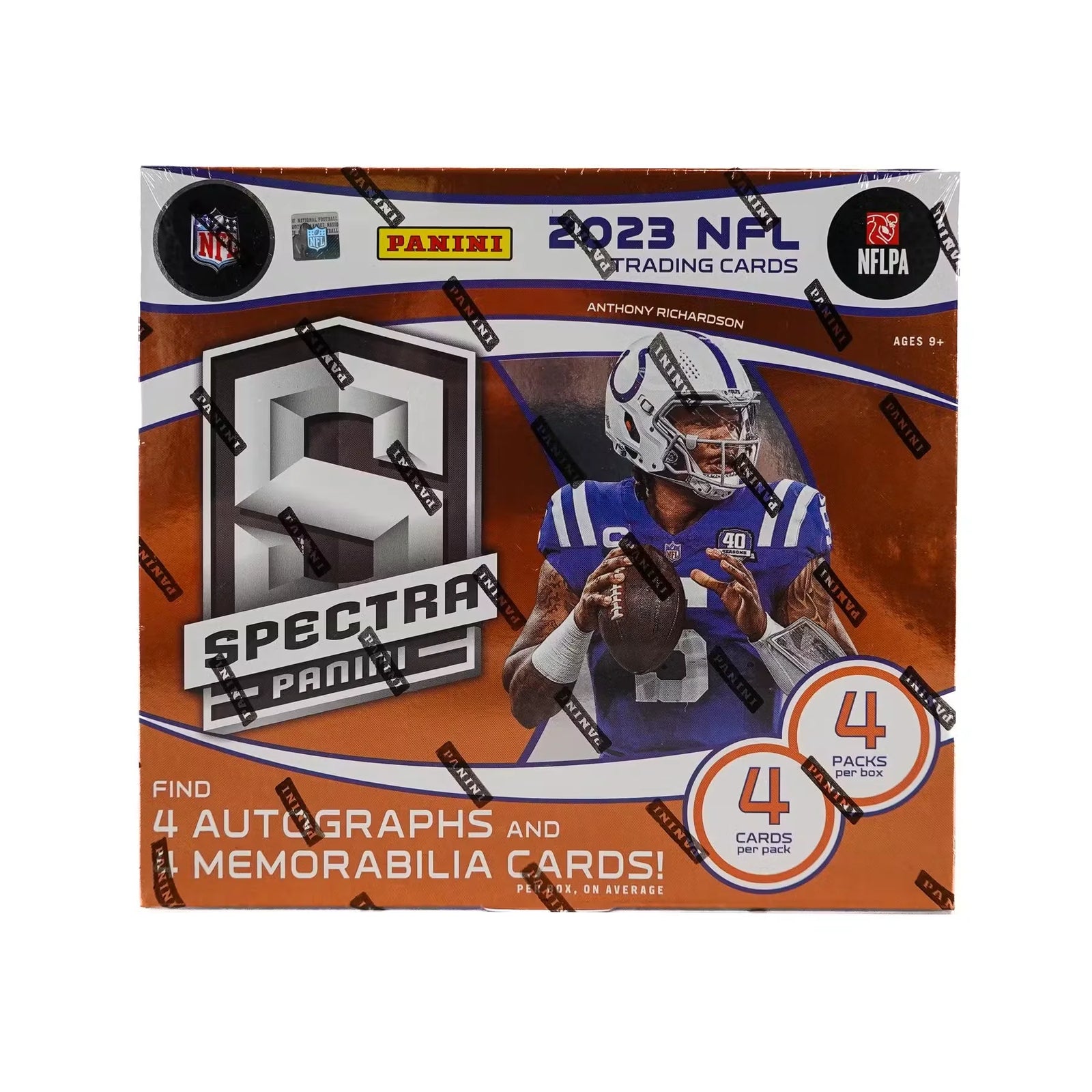 2023 Panini Spectra Football Hobby 8-Box Case (Ships Sealed Only) - D