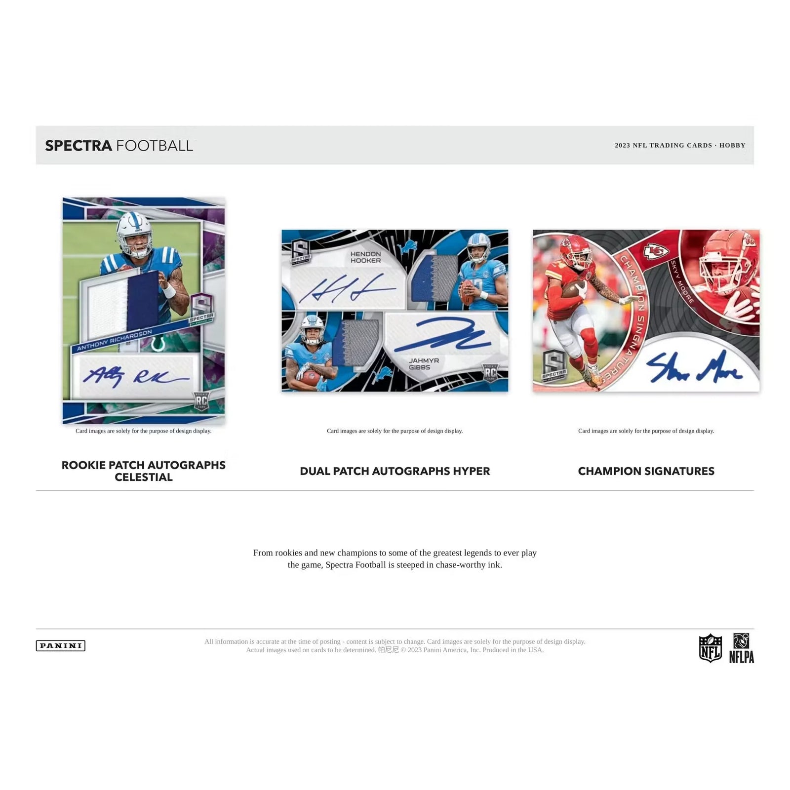 2023 Panini Spectra Football Hobby 8-Box Case (Ships Sealed Only) - D