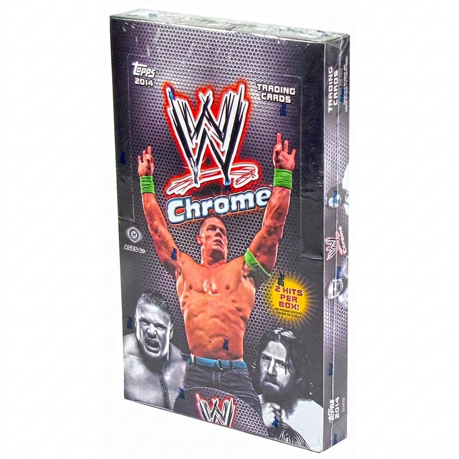 2014 Topps WWE Chrome Wrestling Hobby Box | 24 Packs (Ships Sealed Only)