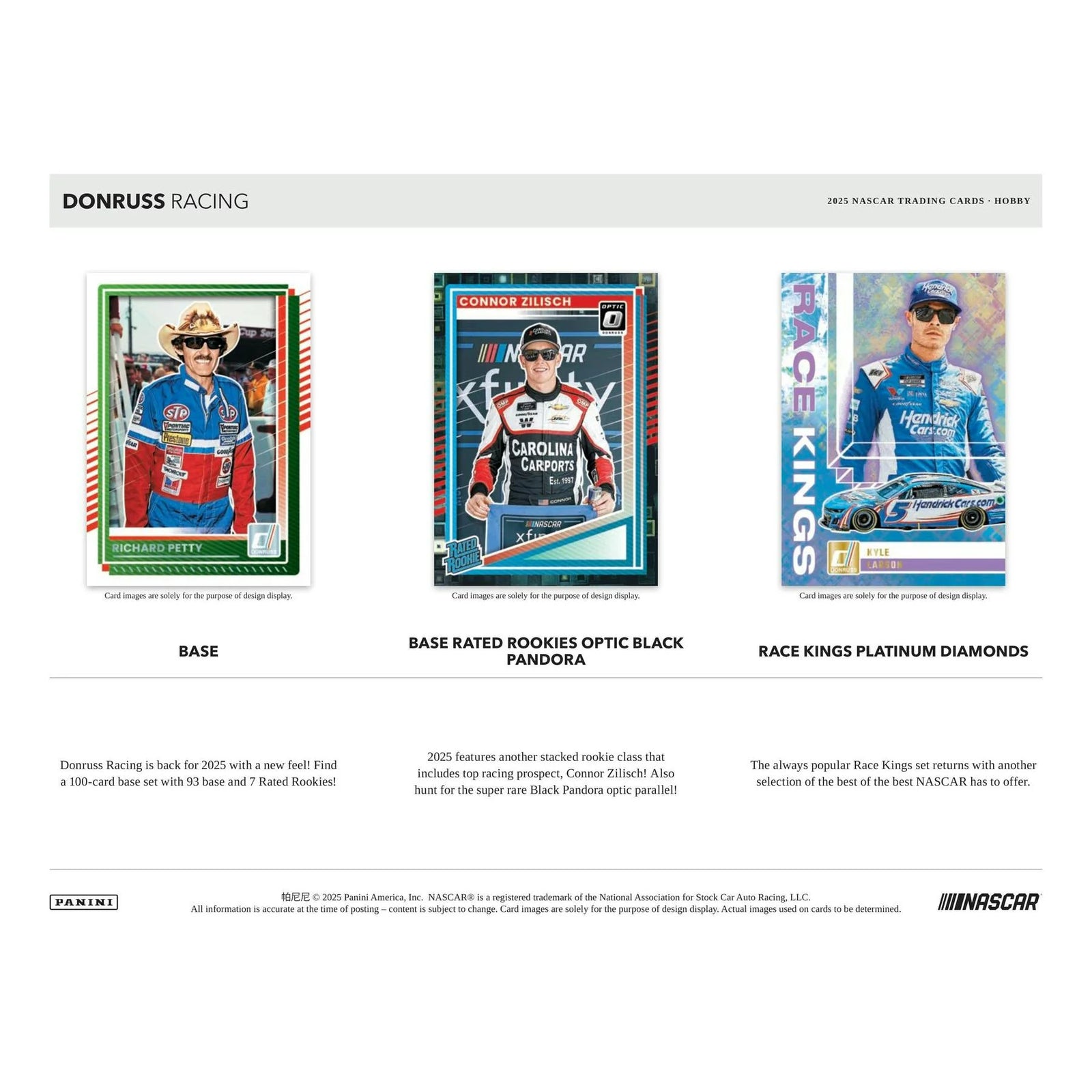 2025 Panini Donruss Racing Hobby 20-Box Case (Ships Sealed Only)