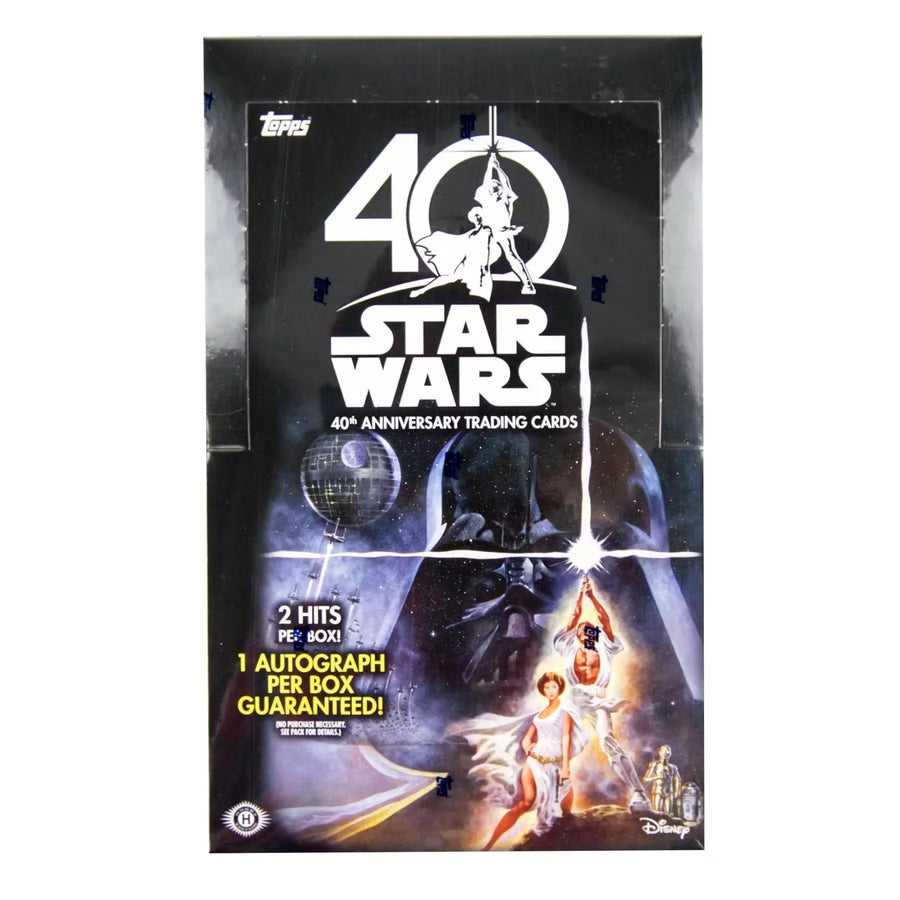2017 Topps Star Wars 40th Anniversary Hobby Box | Autographs & Medallions (Ships Sealed Only)