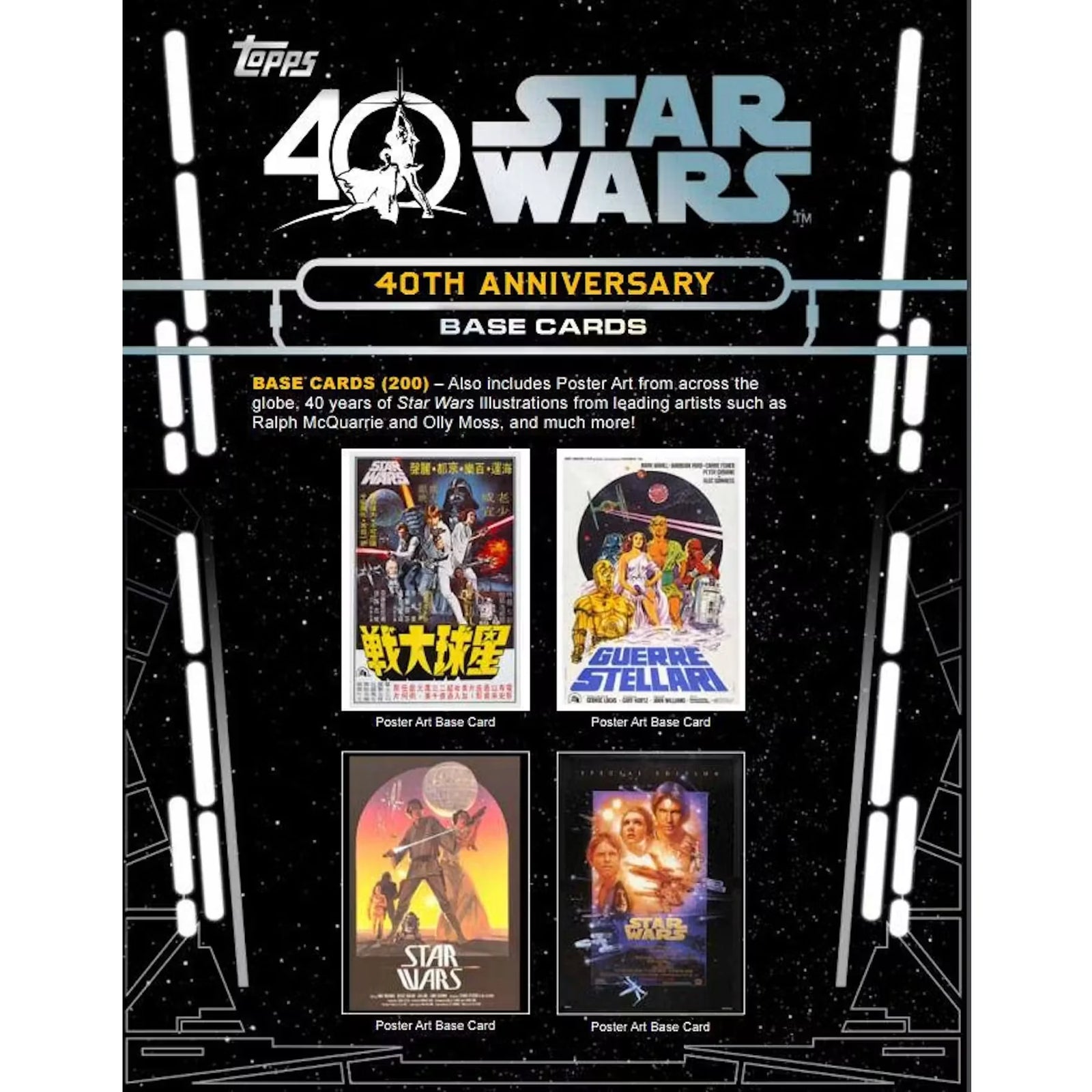 2017 Topps Star Wars 40th Anniversary Hobby Box | Autographs & Medallions (Ships Sealed Only)