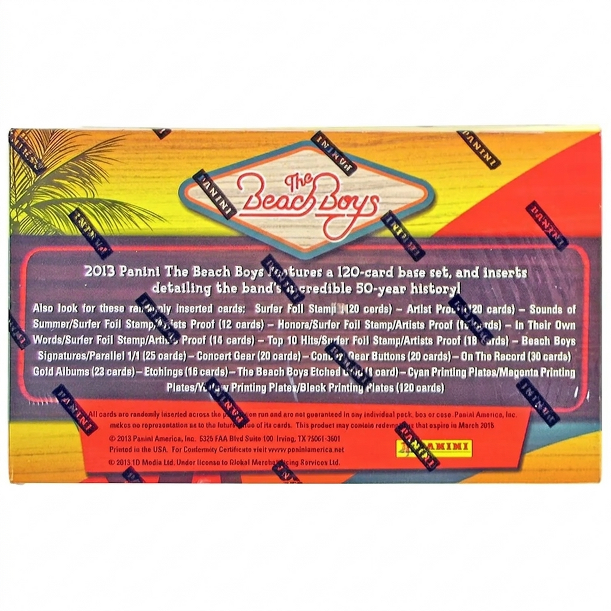 Buy The Beach Boys Hobby Box (2013 Panini) (Ships Sealed Only) - D2