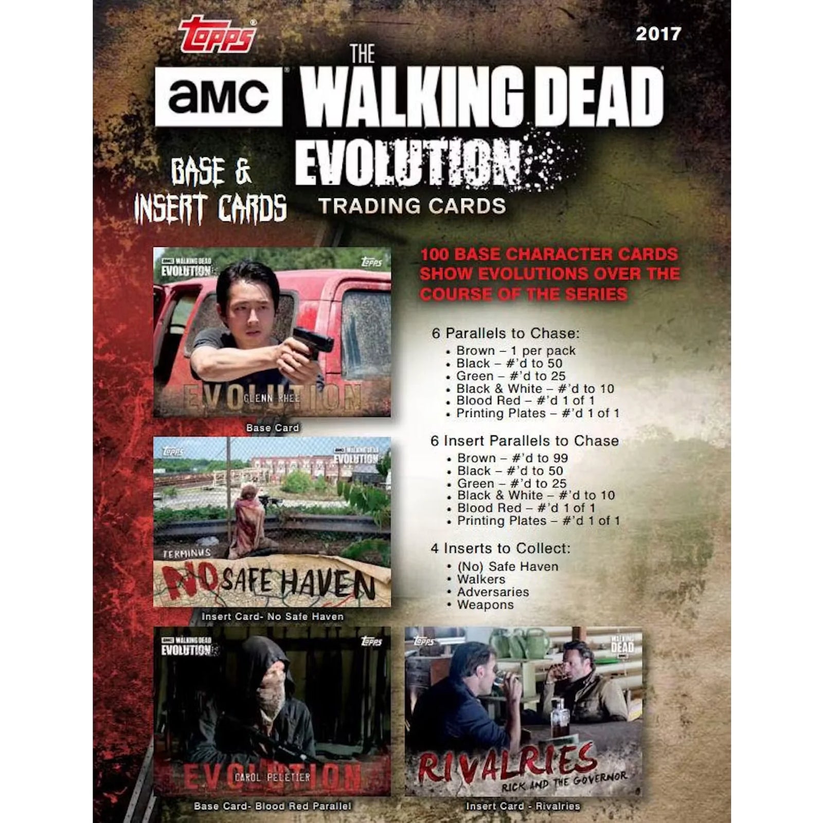 2017 Topps The Walking Dead Evolution Hobby Box | Autographs & Relics (Ships Sealed Only)