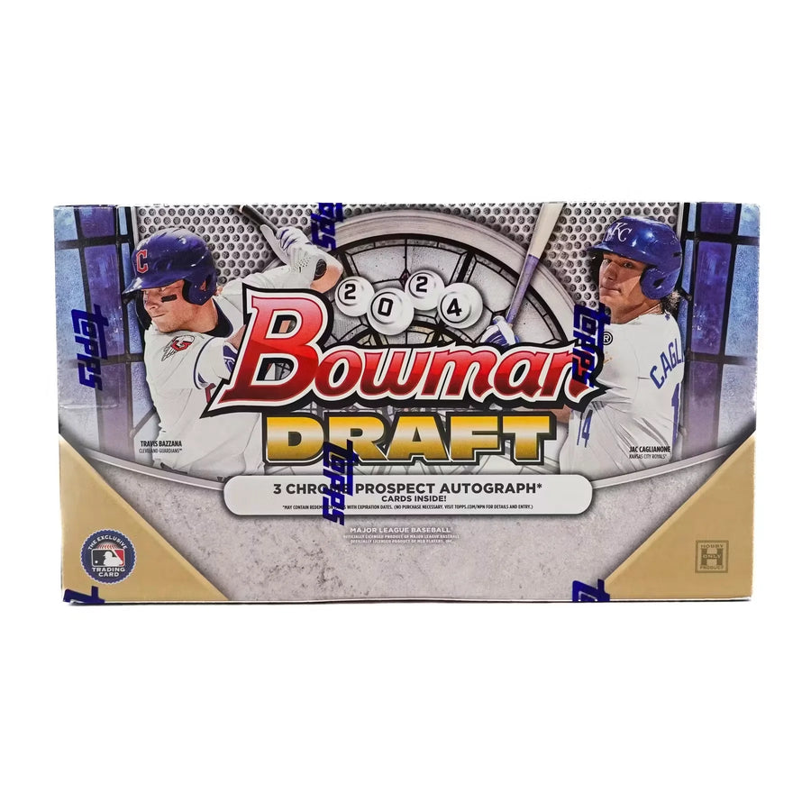 2024 Bowman Draft Baseball Hobby Jumbo Box | 12 Packs, 3 Autos (Ships Sealed Only)