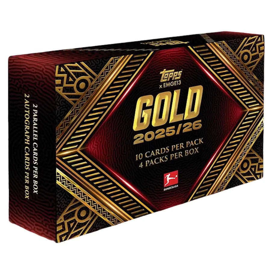 2025-26 Topps Gold Bundesliga Soccer Hobby Box (Ships Sealed Only)