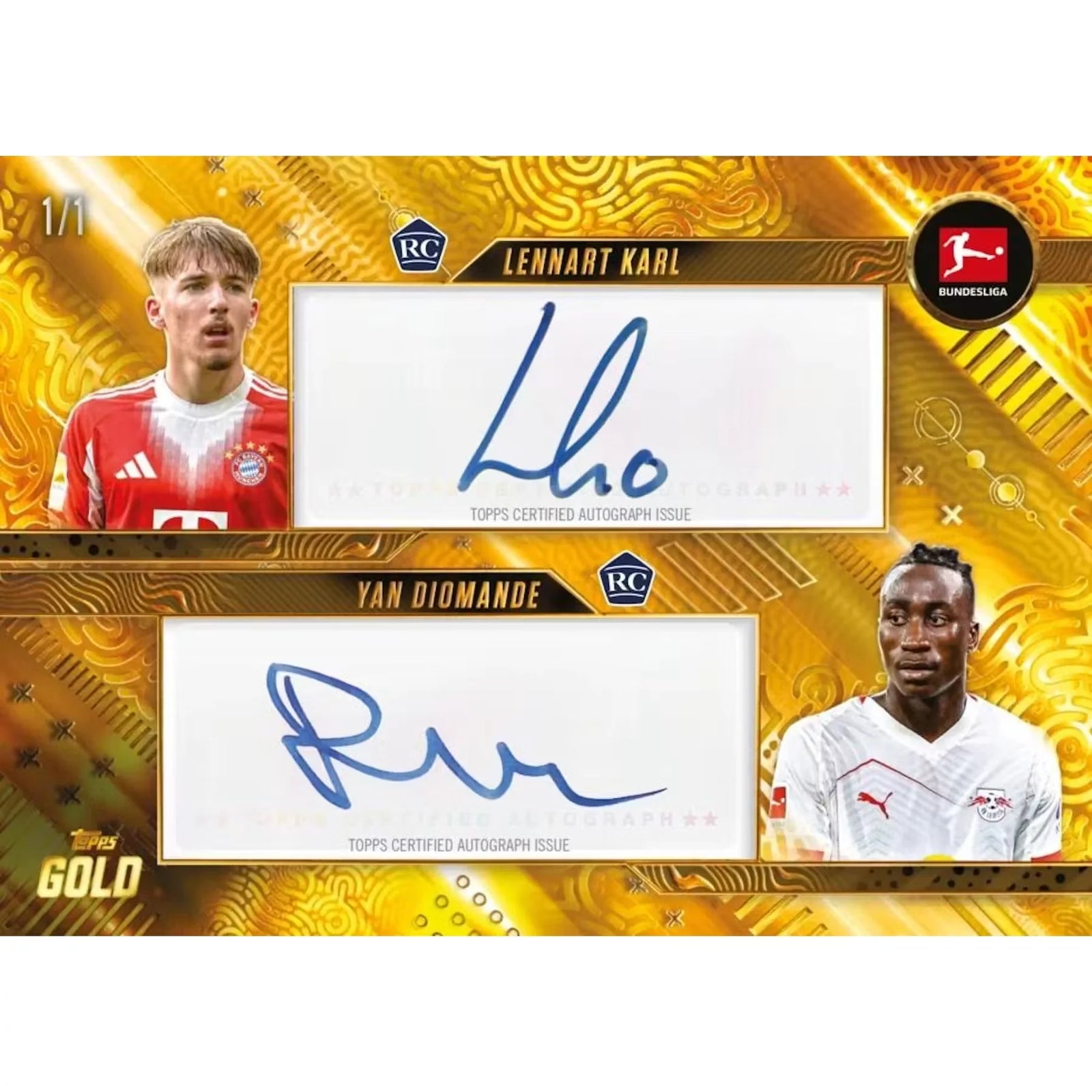 2025-26 Topps Gold Bundesliga Soccer Hobby Box (Ships Sealed Only)