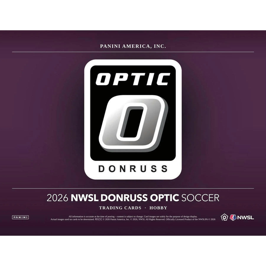 2026 Panini Donruss Optic NWSL Soccer Hobby Box | Presell (Ships Sealed Only)