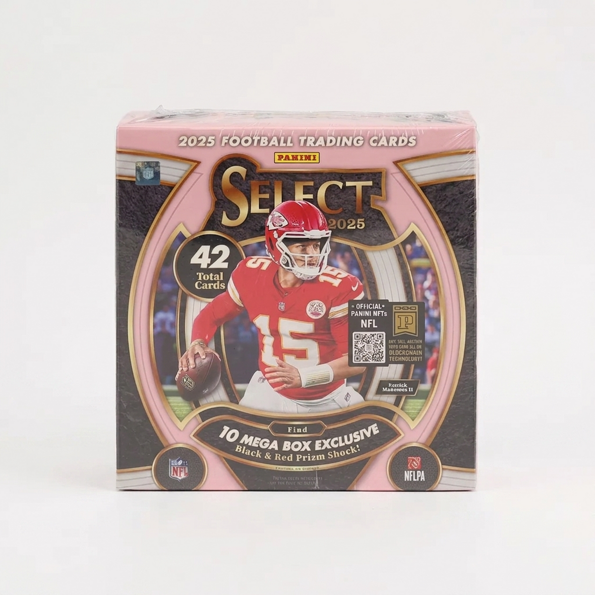 2025 Panini Select Football Mega Box | Black & Red Prizm Shock (Ships Sealed Only)