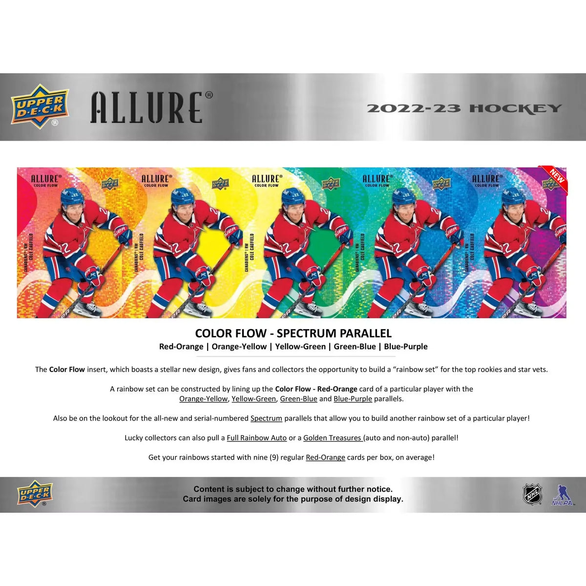 2022-23 Upper Deck Allure Hockey Hobby 18-Box Case (Ships Sealed Only) | P1718404