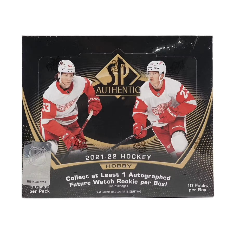 2021-22 Upper Deck SP Authentic Hockey Hobby Box (Ships Sealed Only) - D