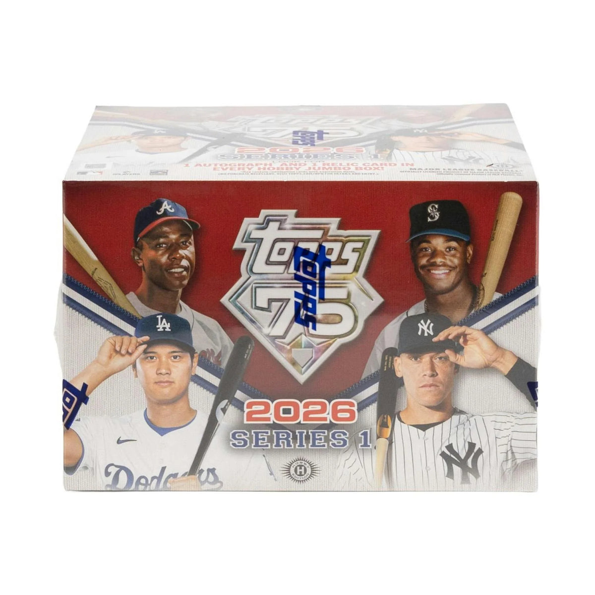 2026 Topps Series 1 Baseball Hobby Jumbo 6-Box Case - D | P18518
