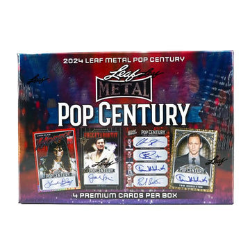 2024 Leaf Metal Pop Century Hobby Box | Celebrity Autographs (Ships Sealed Only)