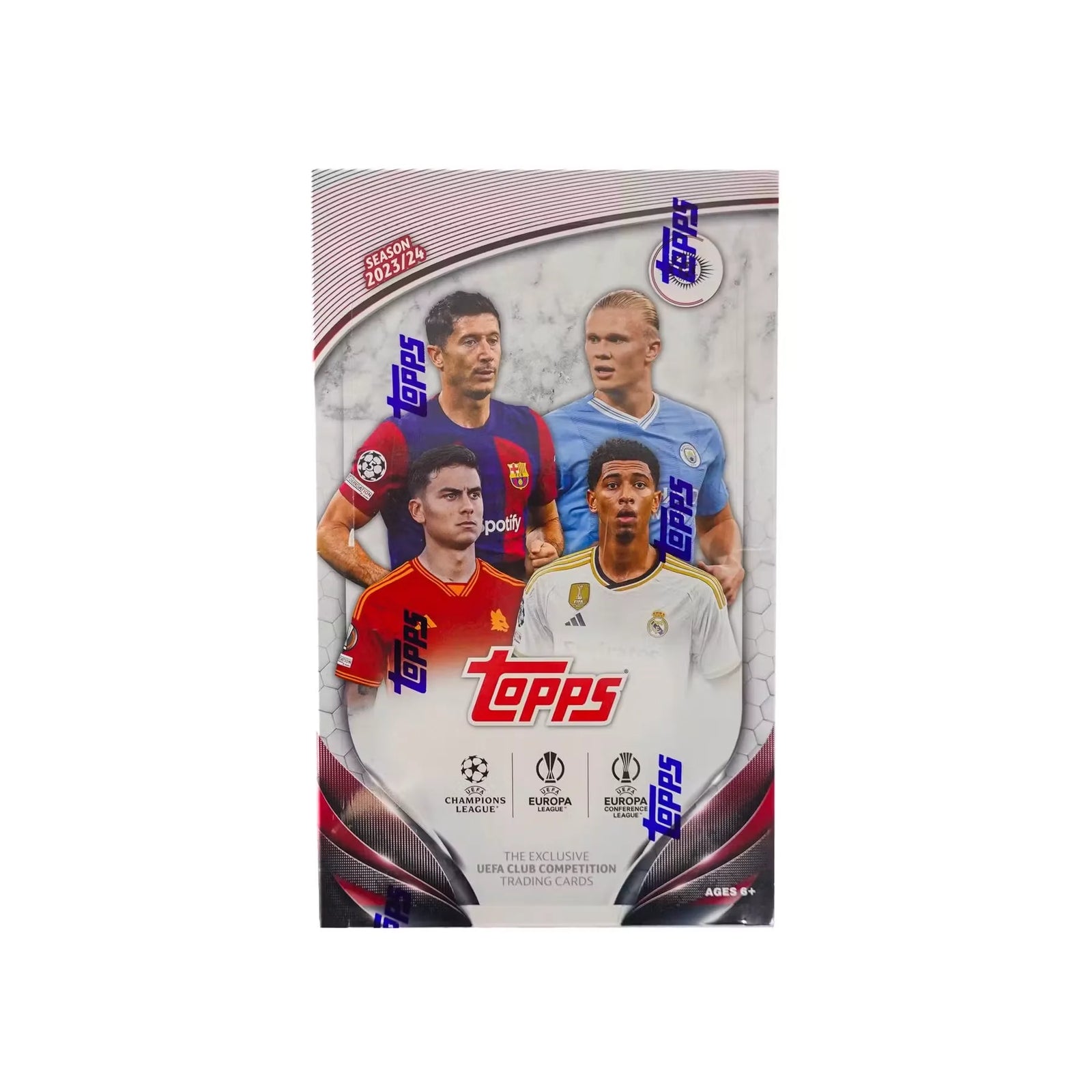 2023-24 Topps UEFA Club Competitions Soccer Hobby Box (Ships Sealed Only)
