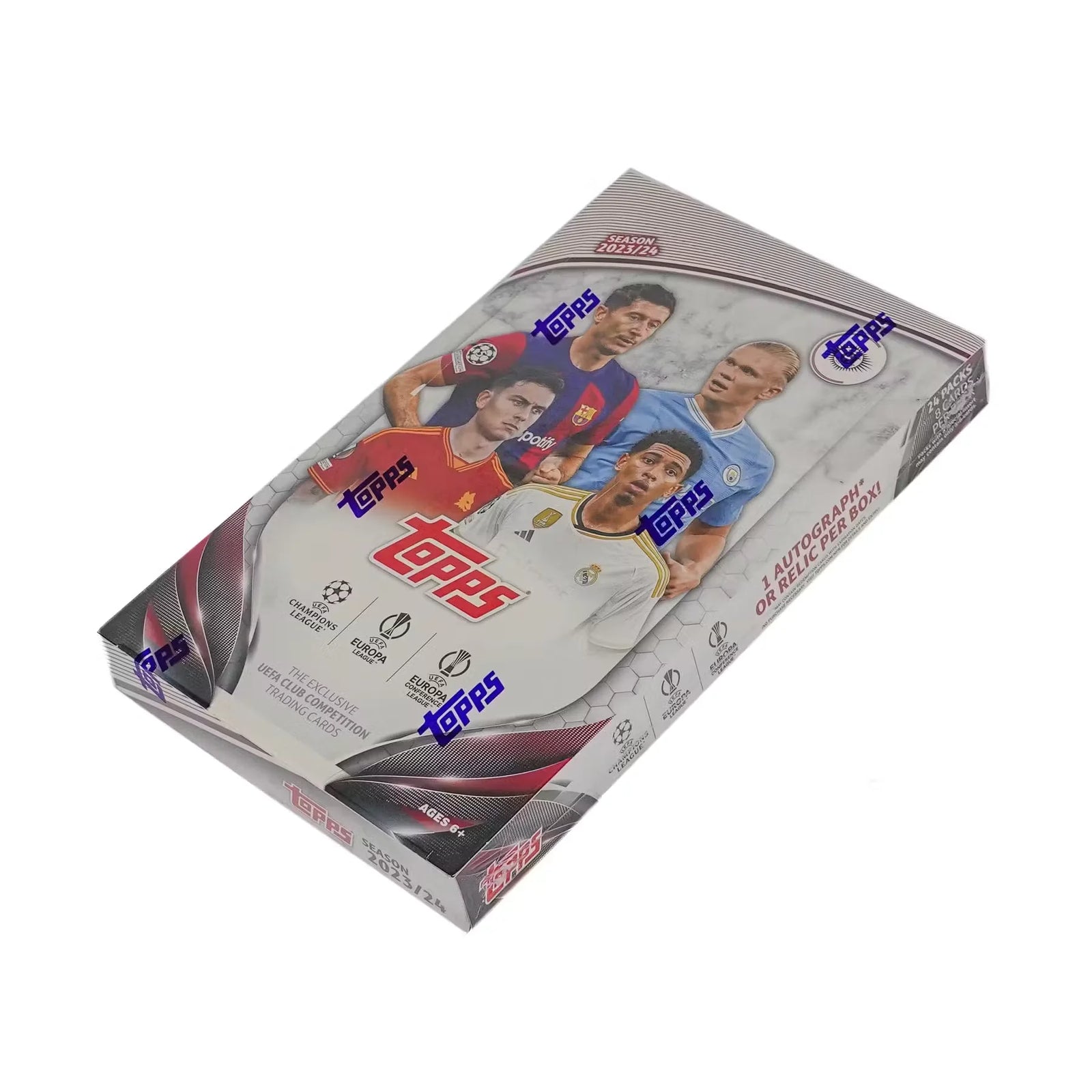 2023-24 Topps UEFA Club Competitions Soccer Hobby Box (Ships Sealed Only)