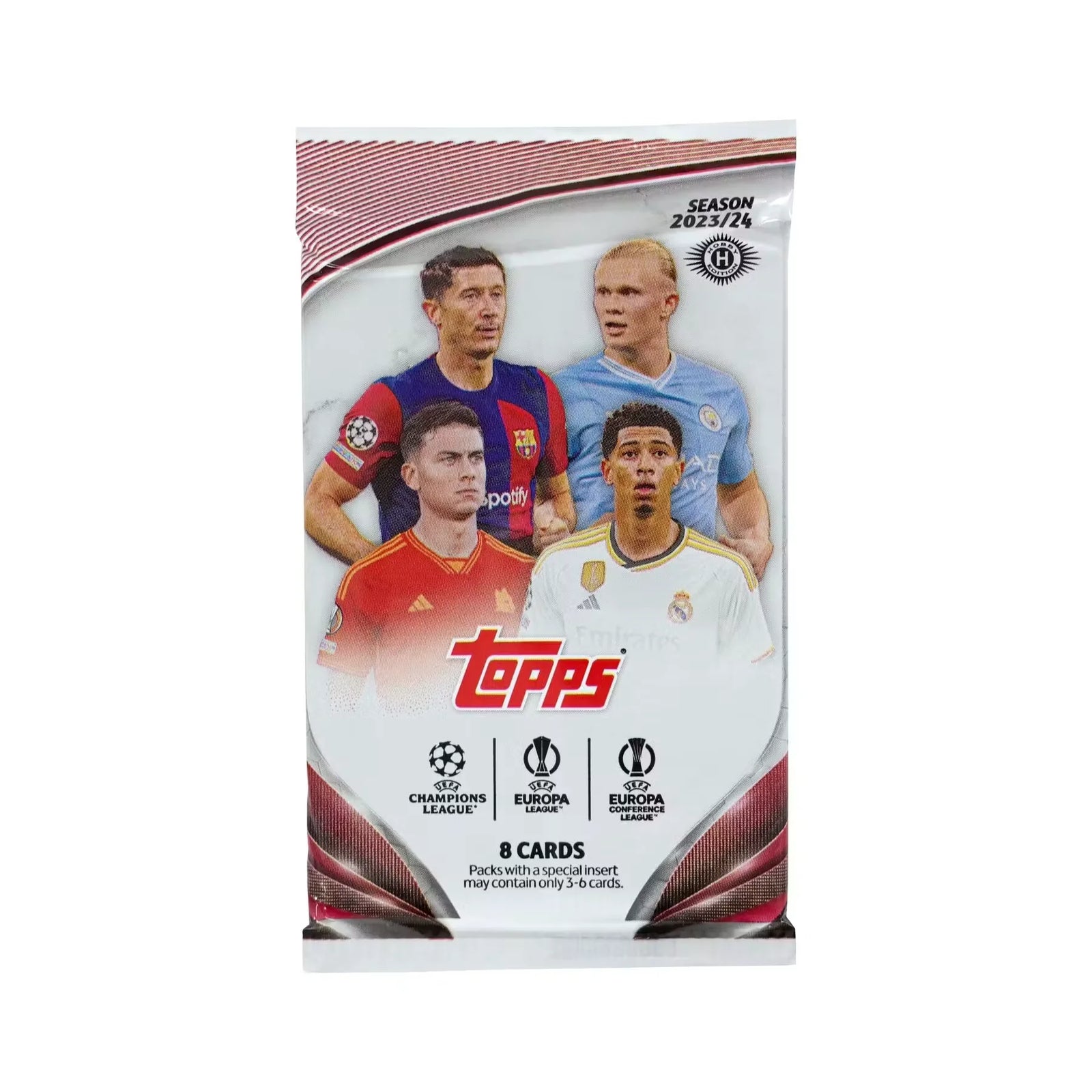 2023-24 Topps UEFA Club Competitions Soccer Hobby Box (Ships Sealed Only)