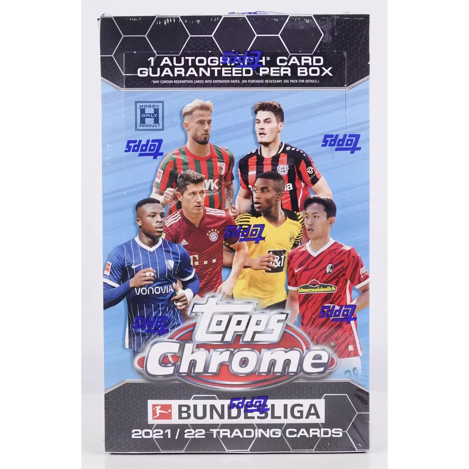 2021-22 Topps Chrome Bundesliga Soccer Hobby Box (Ships Sealed Only) - D