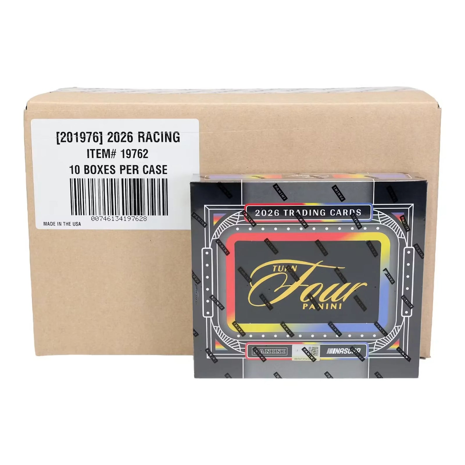 2026 Panini Turn Four Racing Hobby 10-Box Case (Ships Sealed Only) - D