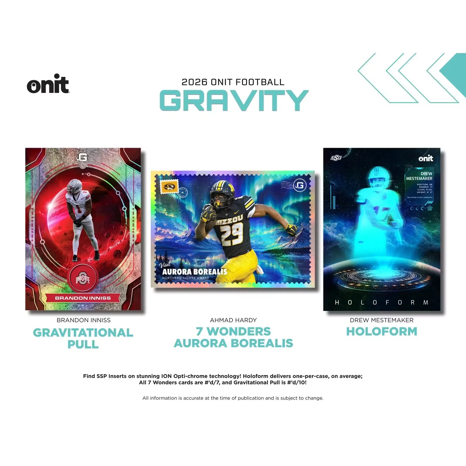 2026 Onit Gravity Football Mega 20-Box Case | Presell