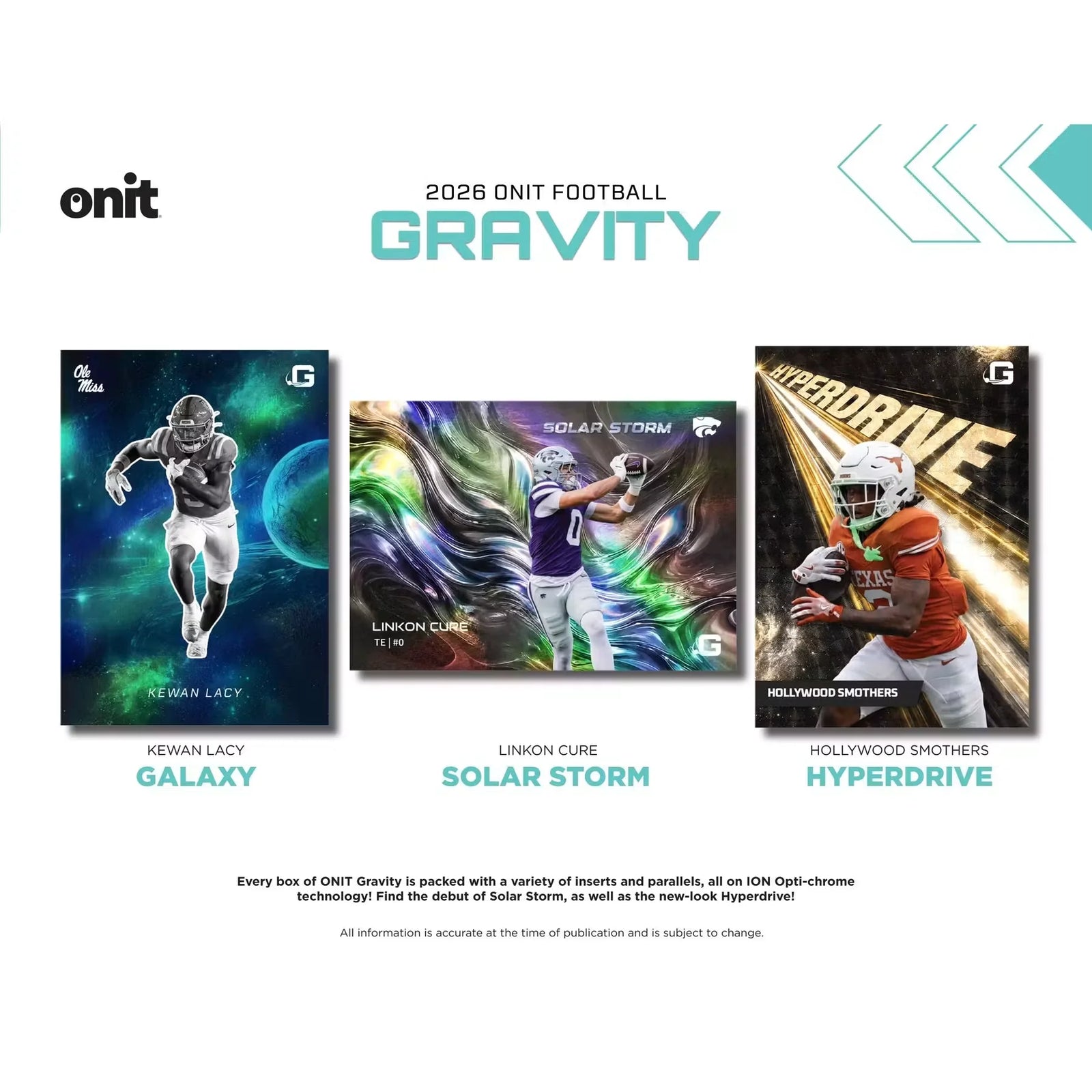 2026 Onit Gravity Football Mega 20-Box Case | Presell