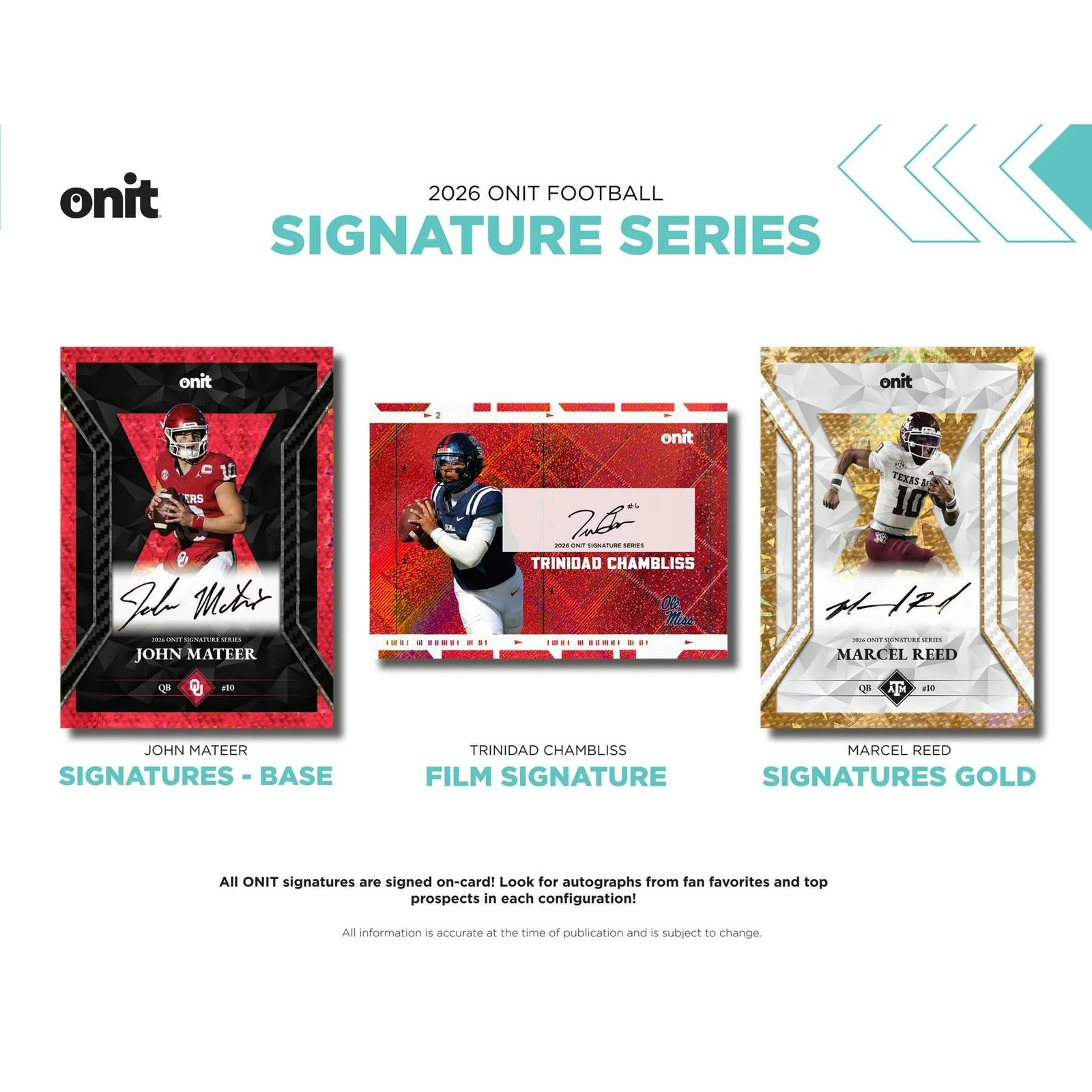 2026 Onit Signature Series Texas A&M Football Platinum 20-Box Case