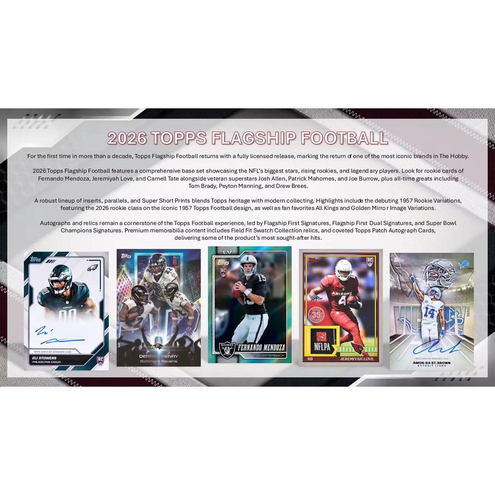 2026 Topps Football Blaster Box | Flagship Return (Ships Sealed Only)