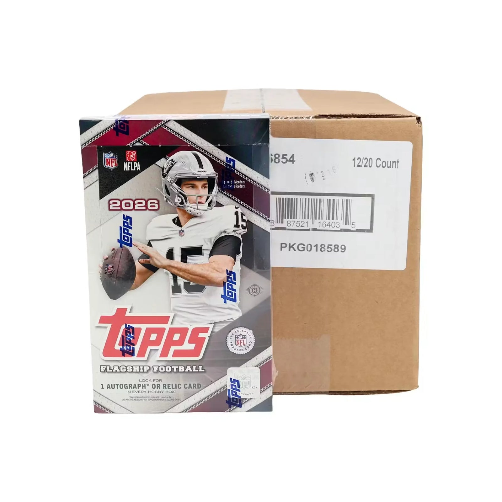 2026 Topps Football Hobby 12-Box Case | Presell (Ships Sealed Only)